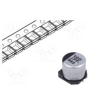 EEEFP0J101AP Capacitor: electrolytic; low ESR; SMD; 100uF; 6.3VDC; Ø6.3x5.8mm zXOn0GJRddtDcyt4i0PGlDR6Bgv7Jj4fei1fSinqNGs