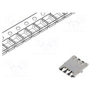 SIM8051-6-0-14-01-A Connector: for cards; Nano SIM; push-pull,with peg; SMT; PIN: 6 71LsGlvuct4-itqbY0GaQICwxCOqT_g-WoXFqUd4Lac
