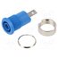 23.3070-23 Connector: 4mm banana; socket; 24A; 1kV; Cutout: Ø12.2mm; blue B2JUiHhxMAs_IYZKJW1C27q01XY248U3rmglTFyy9GA