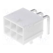 39-30-0060 Connector: wire-board; socket; male; PIN: 6; Mini-Fit Jr; 13A; THT -rkwwNOLN-i_3waYwQb7FBmoKQbKgBGmT6oR8RkPD-U