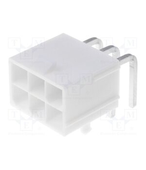 39-30-0060 Connector: wire-board; socket; male; PIN: 6; Mini-Fit Jr; 13A; THT -rkwwNOLN-i_3waYwQb7FBmoKQbKgBGmT6oR8RkPD-U