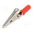 CRCL10-R Crocodile clip; red; Grip capac: max.14mm; Socket size: 4mm XyVsPn5bhmICT9xm8pj_Ig423ubygJxdk6L8-VTW9Ng