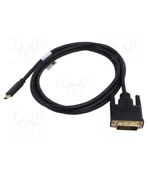 CA-CMDV-10CU-0018-BK Adapter; USB 3.1; DVI-D (24+1) plug,USB C plug; gold-plated VXf4UNh-UnGk9s0B1Ka2sAom3MwceH9d7941e-YkbDs