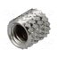 11M4NI Threaded insert; brass; nickel; M4; L: 5.9mm; Øout: 5.95mm jLqDY65BfrxChyvAjHVcPmp6nQr_DKPXTKqp2pCFVlI