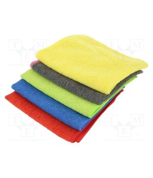 ART.AGT-257 Cleaning cloth: cloth; microfiber; 5pcs; 300x300mm; cleaning; dry LXSt_woOFVHnpQ6UEu0CzLJAlHr7WhKKn3uRVW6qZGw