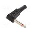 FM1105B Connector: Jack 6,3mm; plug; male; mono; ways: 2; angled 90°; black mD7wEtWVVv4ZLpis4It6WCR_YOn3-6oxHar_W8z5kkQ
