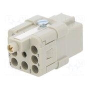 09120073101 Connector: HDC; contact insert; female; 10A; 400V; Han Q; PIN: 8 YAvDtr6lOHC53Ji5OQ3PH-6pmvUTKYUwmK5LdlGpVrU
