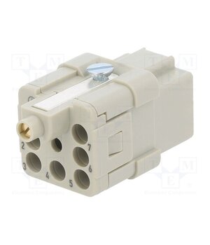 09120073101 Connector: HDC; contact insert; female; 10A; 400V; Han Q; PIN: 8 YAvDtr6lOHC53Ji5OQ3PH-6pmvUTKYUwmK5LdlGpVrU