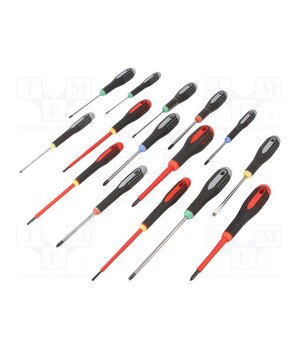BE-9877 Kit: screwdrivers; Phillips,Pozidriv®,slot,Torx®; ERGO®; 15pcs. 2lZmcp1lGJoW3ymRQqdXTWMhyGiZoOsMfvV3kht-mk0