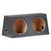 C1230X2 Car loudspeaker enclosure; MDF; black melange; 300mm; 30+30l nauxJwBMT_P_Qy7YzcWSnzD_3u-BcuMCGwyBuR2Xy8I