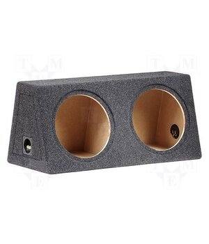 C1230X2 Car loudspeaker enclosure; MDF; black melange; 300mm; 30+30l nauxJwBMT_P_Qy7YzcWSnzD_3u-BcuMCGwyBuR2Xy8I