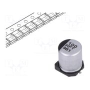 EEEFTH101XAP Capacitor: electrolytic; low ESR; SMD; 100uF; 50VDC; Ø6.3x7.7mm mzel0nZdXqjYFbI6VbdEmTeokRgGP5QblGLgP-SWvHY