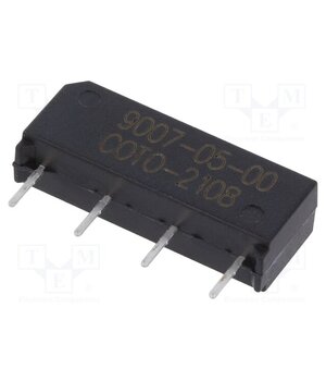 9007-05-00 Relay: reed switch; SPST-NO; Ucoil: 5VDC; 1A; max.100VDC; 10W; THT NosT7gPw38EELgRQJ10-6F_KpfIRnYSfL5Vb4eOgG6g