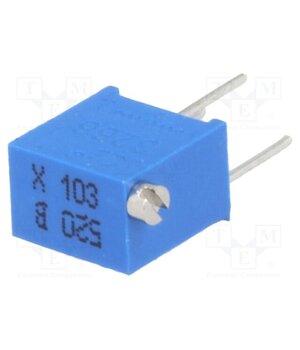 T67X-10K Potentiometer: mounting; multiturn; 10kΩ; 250mW; ±10%; linear; THT qF4j6deI6S_f41PPHXuy54bYdKhwgK6bJQkEloHrS3I