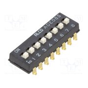 1-1825058-9 Switch: DIP-SWITCH; Poles number: 8; ON-OFF; -0.025A/24VDC; Pos: 2 bQ7Ewg8_v0t8fpE4T7hXv19wlVzSL4CDot4vdDMkRKc