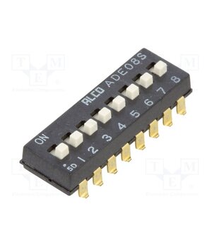 1-1825058-9 Switch: DIP-SWITCH; Poles number: 8; ON-OFF; -0.025A/24VDC; Pos: 2 bQ7Ewg8_v0t8fpE4T7hXv19wlVzSL4CDot4vdDMkRKc