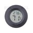 LCD Display Thermometer -  Hygrometer, black, round  ATM01+1.jpg