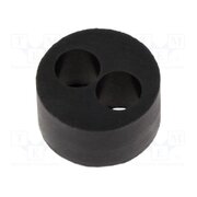HELUTOP HT-MFDE M20 2X6 Insert for gland; 6mm; M20; IP68; NBR caoutchouc; Holes no: 2 EA4RcXSbNj4Zqt7o7A8tijljErGy10OQUbtTwM_32P4