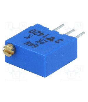 M64W202KB40 Potentiometer: mounting; vertical,multiturn; 2kΩ; 500mW; THT; ±10% YCBVHG2a9kdxHhgaNxDybdUgCumGjZE0IhsKeCN0Xog
