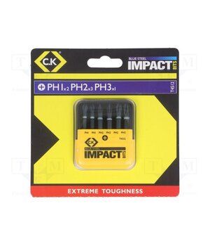 T4512 Kit: screwdriver bits; Phillips; 50mm; PH1,PH2,PH3; blister; 6pcs. VuFi9KfojJtHA0RQ0RPkk8wi8X2mEz9UClIcDf70tVw
