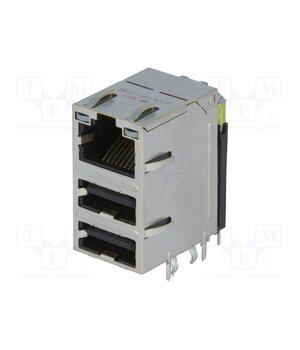 0862-1J1T-43-F Connector: RJ45 + USB A; socket; PIN: 8; shielded,RJ45 + 2x USB-A CFPACF2zViTLxXKixx9NsoFFibnSw6N3SNDdJDGUitA