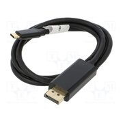 CA-CMDP-10CU-0010-BK Adapter; DisplayPort 1.2,USB 3.2; DisplayPort plug,USB C plug 5uPyLn_hlUsMG17rI1UZ1HgiJDHsjqYHJAnYvgXOIfw