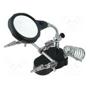 HH3 PCB holder with magnifying glass; Ø65mm; third hand XrOW9K6mZT8BrYnsiEsAKCw7GI7uv6v2Q2Q0r1aQA0k