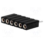 DS1002-03-1*6131 Connector: pin strips; socket; female; PIN: 6; straight; THT; 2.54mm lWc1n712lXm9s5S4-TN_Bd2dPG4XVfMJ5iusFUgjRJY