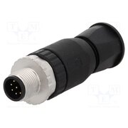 21033191801 Connector: M12; plug; PIN: 8; male; 30V; straight; IP67; for cable U5SAhdT7T_UcfysTdiQgfJIPszNy2vBZR9G6OCX3_VQ