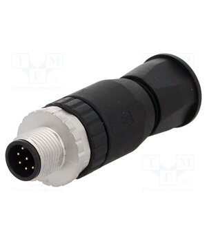 21033191801 Connector: M12; plug; PIN: 8; male; 30V; straight; IP67; for cable U5SAhdT7T_UcfysTdiQgfJIPszNy2vBZR9G6OCX3_VQ