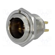 MXLR-3W-C Connector: XLR mini; socket; male; PIN: 3; soldering; Ø11mm ldS6ujgBKpzLygD8M6ldvUQfNQuifUoO4s4cQIY1oQs