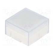 1K1116 Button; square; transparent; 14.3x14.3mm; plastic PZqc26IhJ9yHJxXBG1jPaBELbSghhMxiK1o-9LJSre8