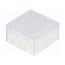 1K1116 Button; square; transparent; 14.3x14.3mm; plastic PZqc26IhJ9yHJxXBG1jPaBELbSghhMxiK1o-9LJSre8