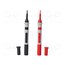 P01295491Z Measuring tip; 10A; red and black; Socket size: 4mm; 2pcs. bp8mrTxQ1Qflr3phYHrYzQzdpwYa5u8MYsdC6F6FVdI