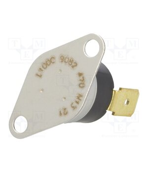 2455RM-90820470 Sensor: thermostat; NC; 100°C; 10A; 240VAC; connectors 6,4mm; ±5°C uN5fqsvFbh3KwaMVUA0v4YX12d4JImvUT6n9gKsUZH0