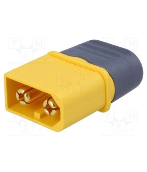 XT60H-M Connector: DC supply; plug; male; XT60; 30A; 500V; PIN: 2; straight y7qh0-4_qxDsT2qZ3-MYHHbiee674I81A2aIqGWlCIM