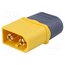 XT60H-M Connector: DC supply; plug; male; XT60; 30A; 500V; PIN: 2; straight y7qh0-4_qxDsT2qZ3-MYHHbiee674I81A2aIqGWlCIM