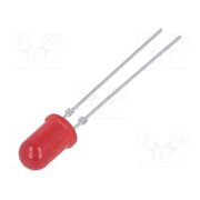 TLLR5401 LED; red; 5mm; 1÷2mcd; 50°; Front: convex; 1.9÷2.4VDC; No.of term: 2 YtLdAW0E0Sburg-UB7glqE773cvHWFShFmpzM098Uf8