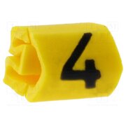 515-01644 Markers; Marking: 4; 1÷3mm; PVC; yellow; -65÷105°C; leaded; HGDC1-3 p7Mza7NMs3tHWXkSSnJ105Reuu6lf5yto7kgGFvXxpI