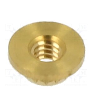 0006M2 Threaded insert; brass; M2; BN 37905; L: 1.35mm; for plastic Ftxww7zouQjFdweuZJTLRq8Epz2M54mTWrMR9lKwY64