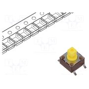 TSS 644 Y Microswitch TACT; SPST-NO; Pos: 2; 0.05A/12VDC; SMD; none; 5.2N BtNNZkmIUqibVihOkU4tcmx-n08R8kf3lS5jOuCS8vI
