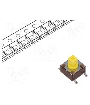 TSS 644 Y Microswitch TACT; SPST-NO; Pos: 2; 0.05A/12VDC; SMD; none; 5.2N BtNNZkmIUqibVihOkU4tcmx-n08R8kf3lS5jOuCS8vI