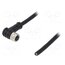 PM-M8A-04P-FF-SR7A01-00A(H) Connector: M8; female; PIN: 4; 3A; 30V; IP65,IP67; angled 90°; plug BW0jO7QCUHy6-A4gEnPA-5WMKHDc4xXFrmizBn4NRmg