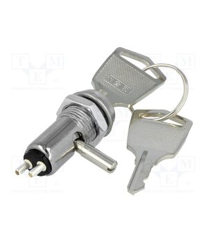 KS-41-S Switch: key switch; Stabl.pos: 2; OFF-ON; SPST; Cutout: Ø12mm; 90° 6fjbvEtBqN5Ok6oKkw-_dS0XpcUAEpHikW7YPGlHFt4