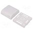 61.6020003 Enclosure: wall mounting; X: 80mm; Y: 80mm; Z: 35mm; ABS; white lxT1sV5dgzRP_kUJ8llYwWWgvdAgL1uywfBoVg-vl24