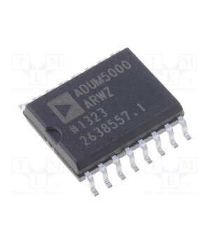 ADUM5000ARWZ PMIC; DC/DC converter; Uin: 2.7÷5.5V; Uout: 3.3÷5V; 100mA; SO16-W CmoW1CZNF0I4qYdIRBXRMhM7mJtEpjgTwYnmIsjCkRo
