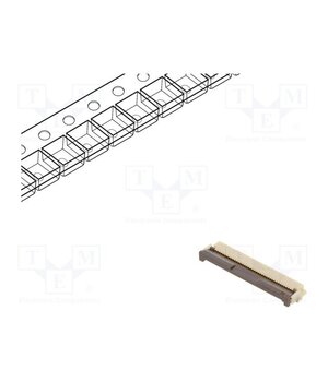 FH12S-40S-0.5SH(55) Connector: FFC/FPC; gold-plated; SMT; 500mA; 50V; FH12; PIN: 40 jIPzDukR0c0fvrq3cECSj17IhVCTKXEEKJLJi41Zw7c