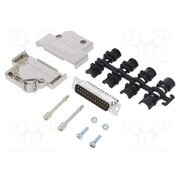L17D45PK-M-25+L717DB25PST Connector: D-Sub; PIN: 25; male; angled 45°; screw terminal gWEEUIQx2sFl4Xono4pTm66SfysBBgFgH8QUctCXGyE