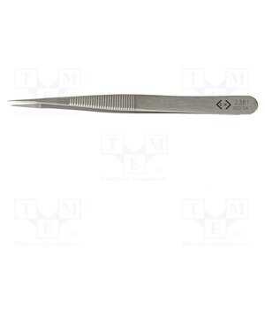 T2381 Tweezers; 120mm; for precision works; Type of tweezers: straight oHLXT2rNVxKxFeF9pwSgV5grtrtkkeHnx68QPP2S77E