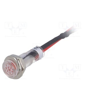 R9-79L-11-24RED Indicator: LED; flat; red; 24VDC; Ø5.2mm; IP40; cables; 100mm 8vC5dxVk78uq5cE5gdjkS69t15MiBUEyK2pgQ2QEIpg